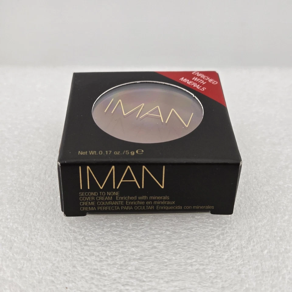 IMAN Second to None Cover Cream Concealer Earth Medium 0.17 oz Enriched Mineral - Image 2 of 4