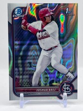 2022 Bowman Joshua Baez Lava Refractor #'ed 001/399 St. Louis Cardinals BCP-112