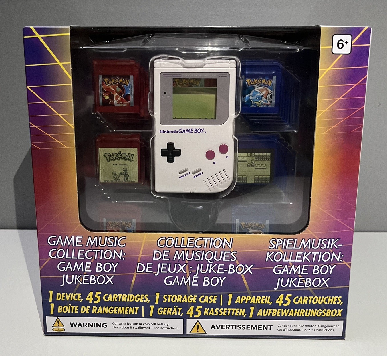 POKEMON RED AND BLUE GAME MUSIC COLLECTION GAME BOY JUKEBOX BRAND NEW & SEALED