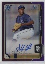 2015 Bowman Draft Chrome Pick Purple Refractor 190/250 Austin Smith Auto 1fb7