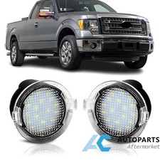 LED Side Mirror Puddle Lights For 2009-2014 Ford F150 11-23 Explorer Blue Light