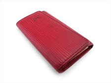 LOUIS VUITTON Key holder Red gold Women M63827 Authentic secondhand