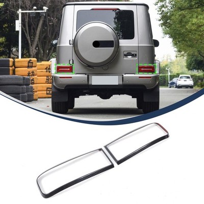 Real Carbon Fiber Tail Lights Cover For Benz G Class W463 W464 G63 G500 G550 18+