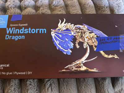UGears Windstorm Dragon 320-Pcs Wooden Model Kit 3D Puzzle Self Assembly DIY li2