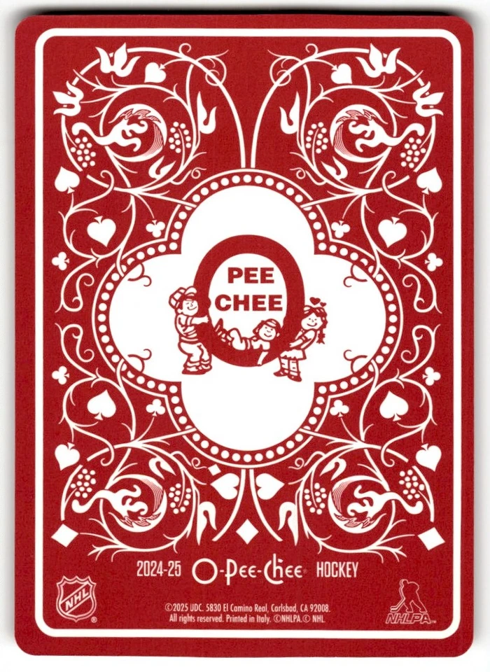 2024-25 O-Pee-Chee Playing Cards Brad Marchand #7-CLUBS Boston Bruins - Image 2 of 2