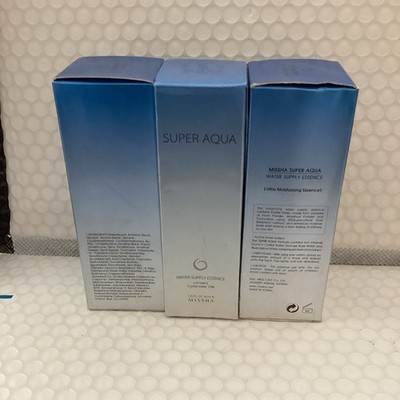 3x Missha Super Aqua Water Supply Essence 1.35fl Each