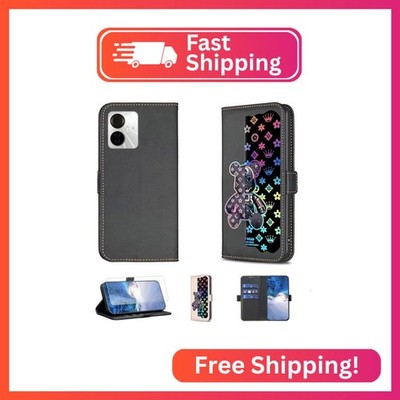 jioeuinly Case Compatible for Itel Vision 5 Phone Case Flip Stand Cover [with Te