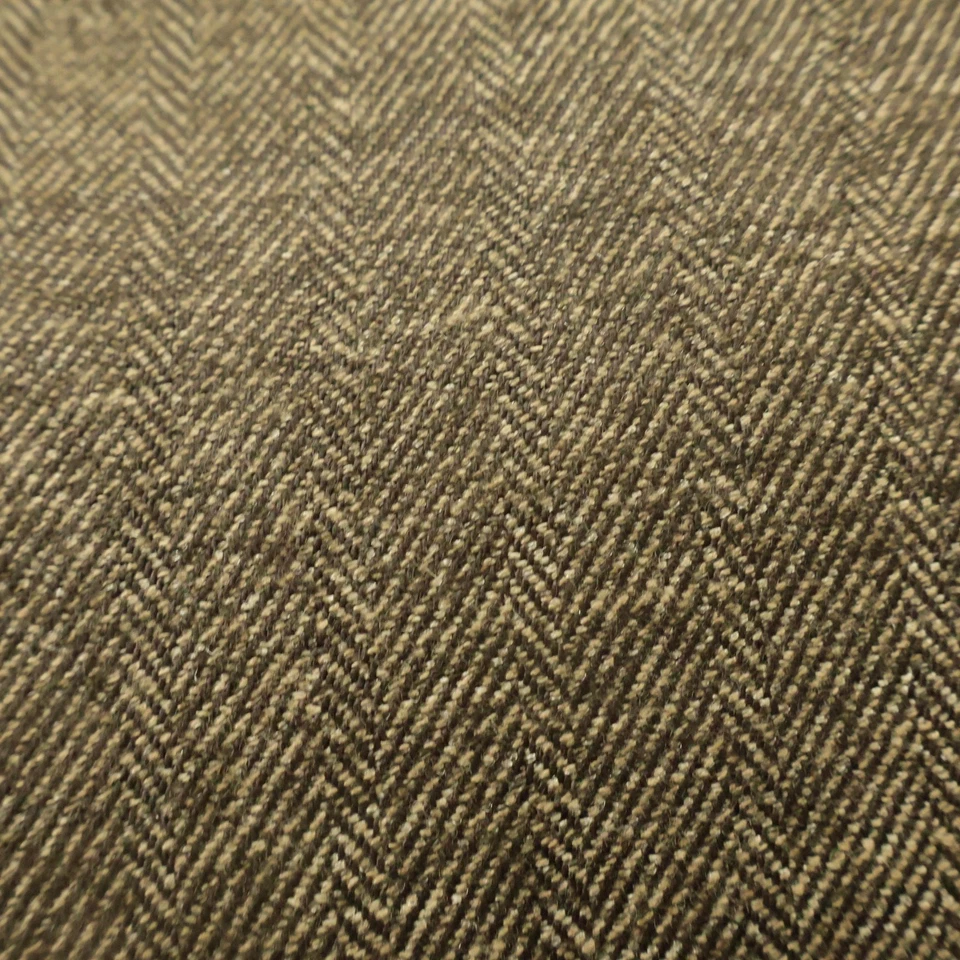 Sean Alexander Blazer 男式 48R 棕色人字形羊毛混纺运动外套夹克 — 第 3/4 张图片