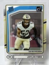 2024 Panini Clearly Donruss - Jaylen Ford Rated Rookie Auto #92 Saints Acetate