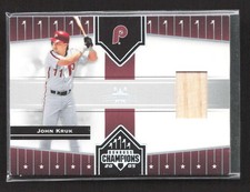 2005 Donruss Champions John Kruk Impressions Material Phillies TV2694