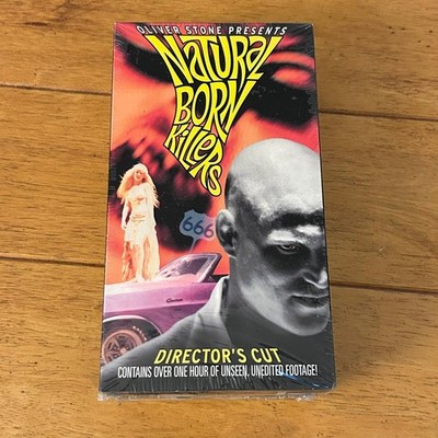 Natural Born Killers VHS 1994 Director's Cut Oliver Stone Vidmark Rare Watermark