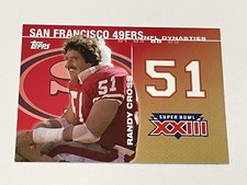 2008 Topps Football NFL Dynasties Tribute - Randy Cross - San Francisco 49ers
