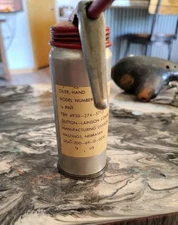 Vintage Oil Can Golden Rod Dutton-Lainson Co., Hastings,NE - 1/4 Pint Oiler Hand