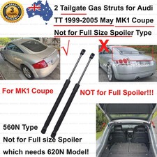 2 Rear Tailgate Boot Trunk Lift Gas Struts for Audi TT MK1 Coupe 1999-2005 8N3
