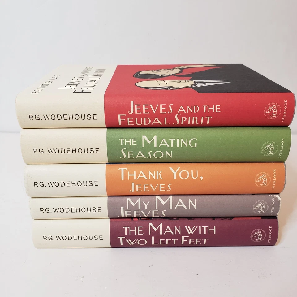 P.G. Wodehouse Jeeves & Wooster Lot Of 5 Hardcover Books Overlook Press Foto 4 de 4