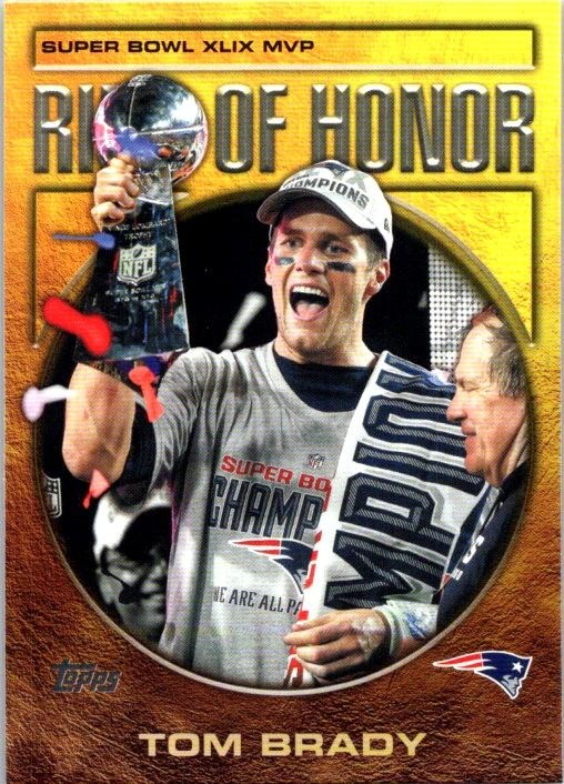 Tom Brady #ROH-5 2026 Topps Flagship Ring of Honor Patriots