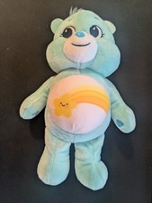 Care Bears 14  Turquoise Wish Bear Stuffed Animal Basic Fun Plush 2021
