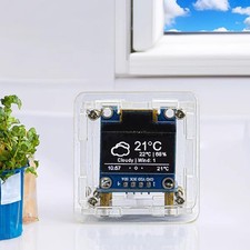Kit D'horloge Numérique DIY ESP8266, Station Météo Intelligente Pour