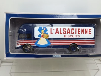 Altaya 1:43 Saviem Somua JL 19 Fourgon L Alsacienne  - Photo 1/2