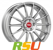TEC Speedwheels AS2 graphit-silber 7x17" ET35 LK4 98 ML 58.1 Alufelgen 17 Zoll