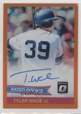 2018 Panini Donruss Optic Orange Prizm 65/99 Tyler Wade #84S-TW Auto x5u