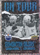 24/25 UD 2 Oilers On Tour Kyle Connor Mcdavid Leon Draisaitl Sparkle