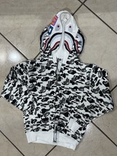Bape Shark Camo Sweater Medium