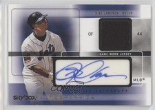 2005 Skybox Autographics Gold Jersey 1/45 Mike Cameron #AGJ-MKC Auto 0q3