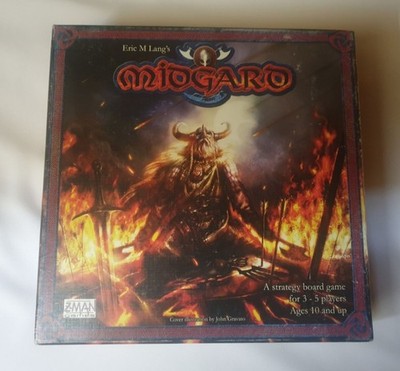 Eric M Lang's Midgard strategy board game, complete, rare
