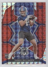 2022 Panini Mosaic Rookies Red Mosaic Prizm Daniel Bellinger #362 12xh