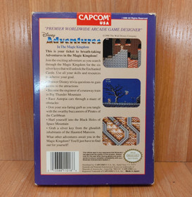 CLEAN BOX CIB Disney Adventures in the Magic Kingdom complete in nintendo nes