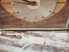 1960 Atomic Eye Metamec Mantel Clock.  Great Retro Look. Working  — photo 3
