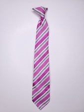 Boys Formal Necktie 14"Lx2.5"W Magenta Neck Tie Kids