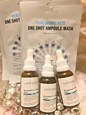 5 X Hyaluronic Acid Masks 3 Niacinamide 5 powerfull DUO