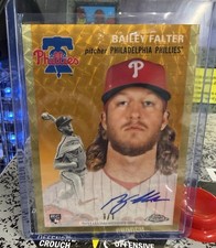 2023 Topps Chrome Platinum Bailey Falter RC Auto Autograph Superfractor 1/1