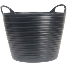 Faithfull Heavy-Duty Polyethylene Flex Tub 60 litres Black