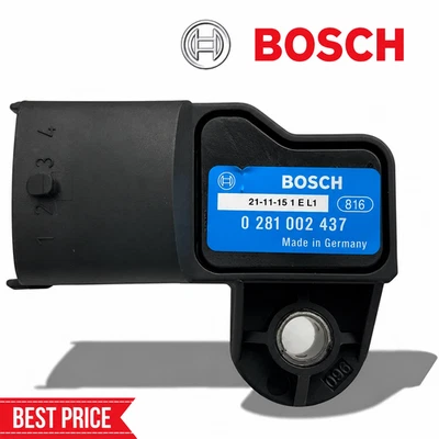 Sensore Pressione Alimentazione Bosch Map 0281002437 Alfa Fiat 1.6 1.9 2.0 MJT - Bild 1 von 4