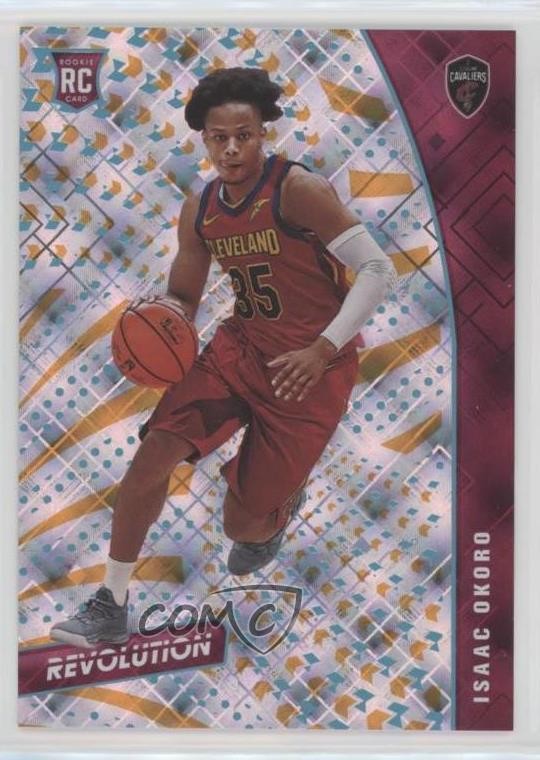 2020-21 Panini Revolution Rookies Cosmic 5/100 Isaac Okoro #142 Rookie RC 02ez