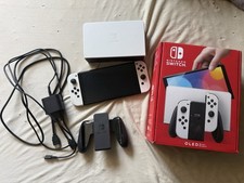 Nintendo Switch OLED-Modell HEG-001 64GB Handheld-Spielekonsole - Weiß