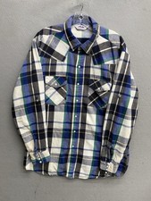 Vintage Dakota Five Brother Shirt Mens Large Plaid Flannel USA Workwear Outdoor