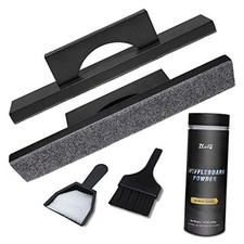 Shuffleboard Wax with Brush Set with Shuffleboard Sand Slow Speed,