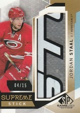 2015-16 SP Game Used Supreme Sticks #PA-ST Jordan Staal/15