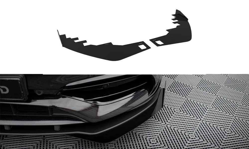 Flaps Avant Maxton Mercedes-Benz A AMG-Line W176 Facelift spoiler canards