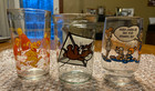 Lot of 3 Drinking Glass 1971 Archie / 1990 Tom & Jerry / 1985 Flintstones — photo 1