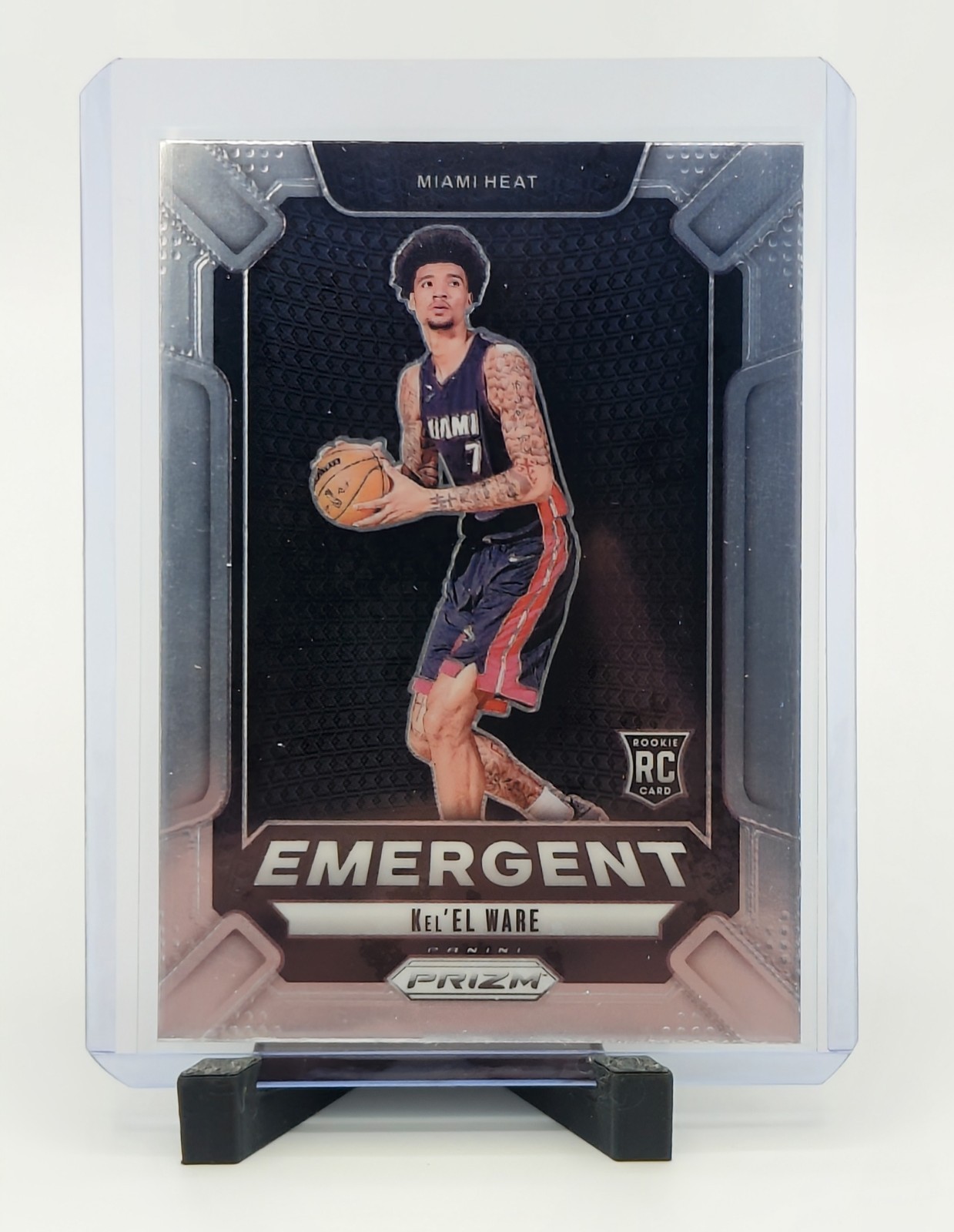 2024-25 Panini Prizm Kel'EL Ware #2 Emergent Rookie Miami Heat RC