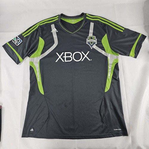 Adidas Clima Cool Seattle Sounders XBOX Gray Soccer Jersey MLS Mens XXL READ⬇ - Picture 2 of 17