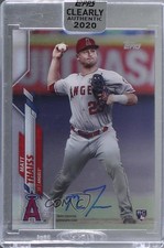 2020 Topps Clearly Authentic Auto Matt Thaiss #CCA-MT Auto 02u3