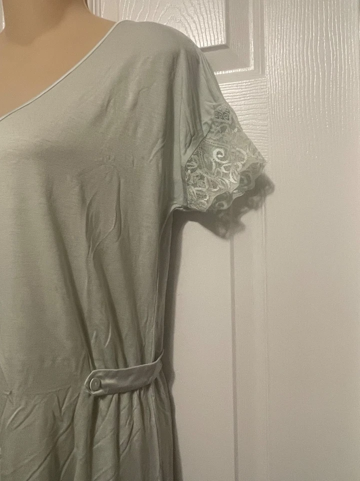 La Perla Studio Collection S Chemise Nightgown Mint Green - Image 3 of 3