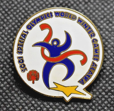 2001 Special Olympics World Winter Games Pin Alaska