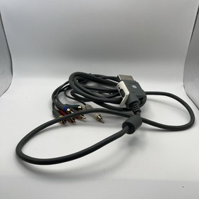 Microsoft Xbox 360 120GB white Phat Jasper Console + Cords Power No Controller